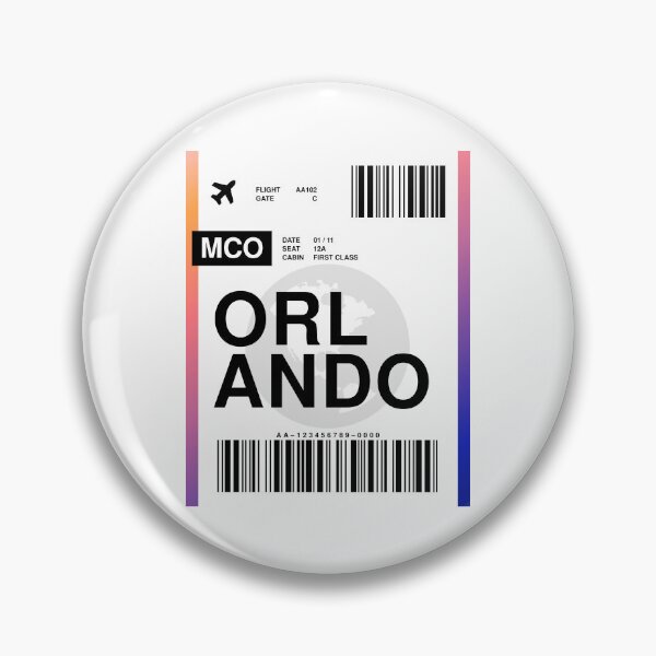 Item preview, Orlando Boarding Pass designed and sold by RabbitK.