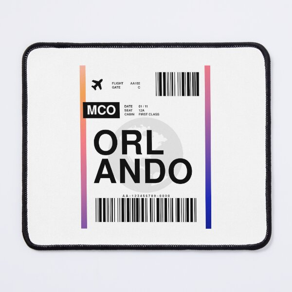 Item preview, Orlando Boarding Pass designed and sold by RabbitK.