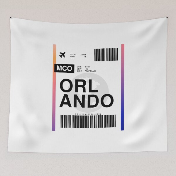 Item preview, Orlando Boarding Pass designed and sold by RabbitK.
