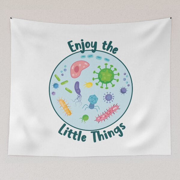 Item preview, Enjoy The Little Things Funny Microbiology designed and sold by TravelScientist.