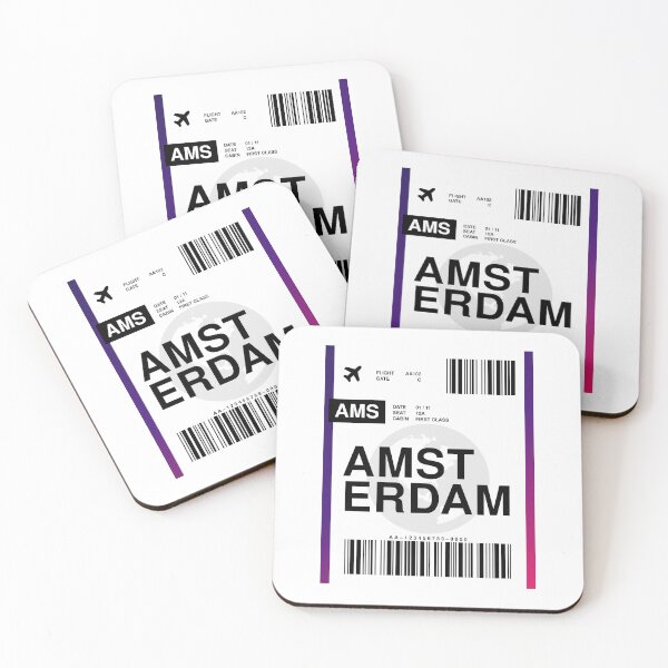 Artikelvorschau, Amsterdam-Bordkarte entworfen und verkauft von RabbitK.