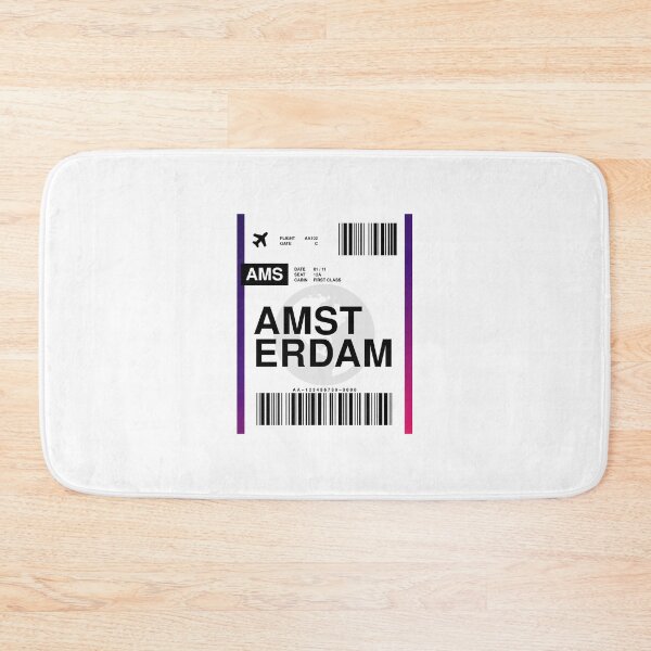 Item preview, Amsterdam Boarding Pass designed and sold by RabbitK.