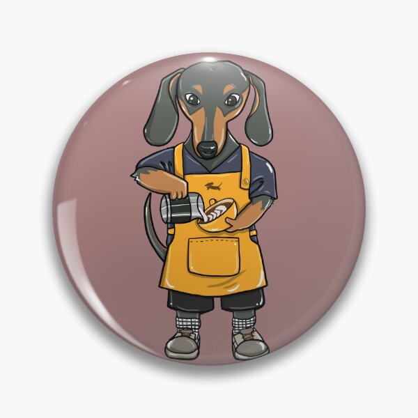 Item preview, Copy of barista dachshund designed and sold by Rayniverse.