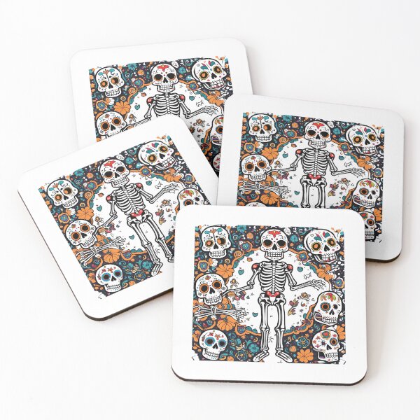 Item preview, Skeletons and Day of the Dead: Incorporate sugar skull designs or dancing skeletons in your T-shirt artwork. designed and sold by Ilyanaboutique.
