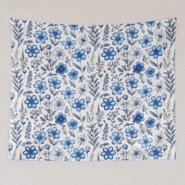 Item preview, Little Blue Flowers S designed and sold by Filotecnia.