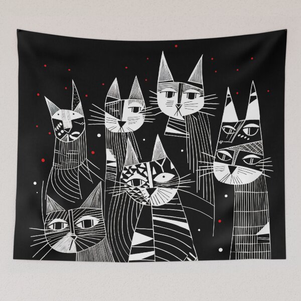 Item preview, "Whimsical Cats # 33" designed and sold by Glen Allison.