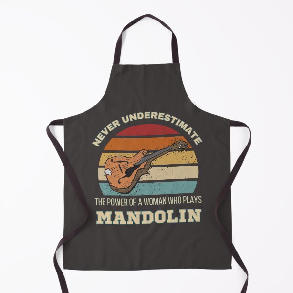 Item preview, Never Underestimate the Power of a Woman Who Plays Mandolin designed and sold by Urban-Celt.