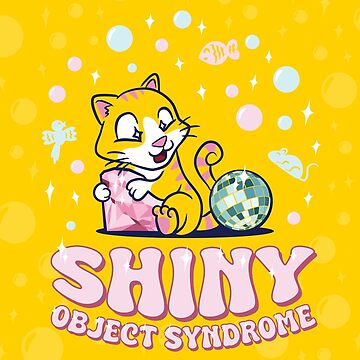 Artwork thumbnail, Shiny Object Syndrome - Cat, Diamond, Disco Ball by Bram Tanamal