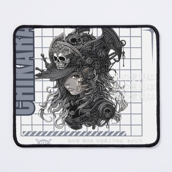 Item preview, Chikara black and white pirate anime girl designed and sold by karpuz-design.