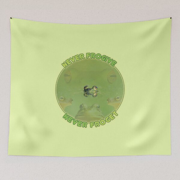 Item preview, Never Frogive, Never Froget designed and sold by Amy Humphries.