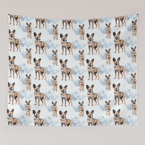 Item preview, Boundless Adventure: African Wild Dogs in the Wild designed and sold by qoodesignstudio.
