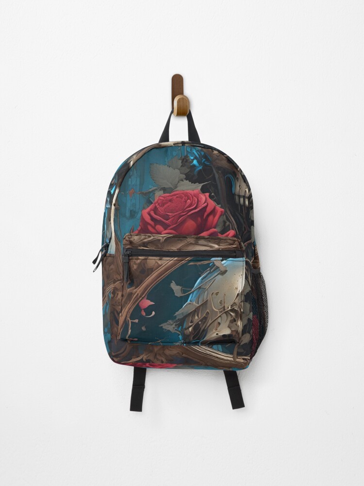Thumbnail 1 of 3, Backpack, Death & Roses designed and sold by Hensfield.