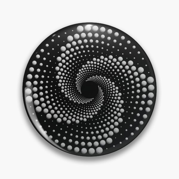 Item preview, Puntos círculo Espiral Movimiento dimensión geométrica patrón de mármol blanco textura diseño gráfico 3D designed and sold by wudtipun.
