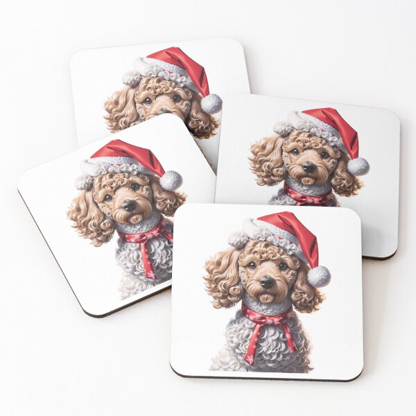 Item preview, Holly Jolly Poodle: Furry Festive Bliss designed and sold by Thinglish Lifestyle.