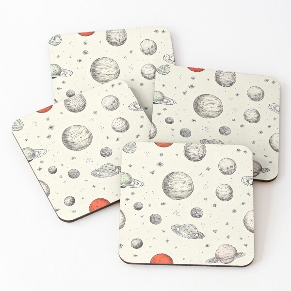 Item preview, Sketched space print designed and sold by Inky-Spiration.