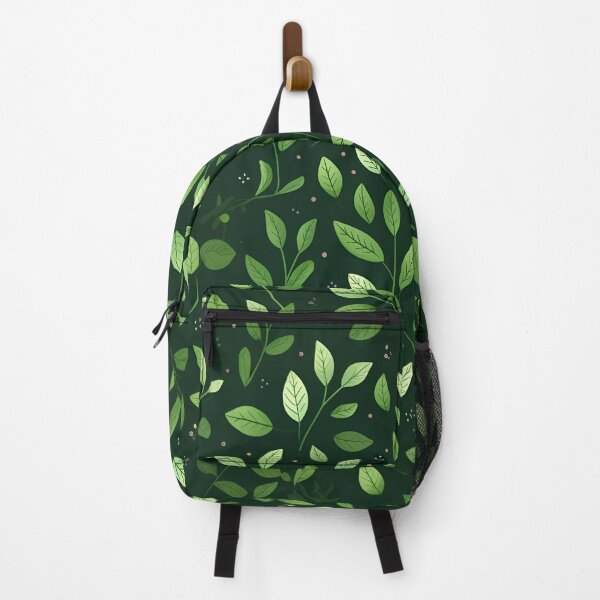 Item preview, small leaves on the branch pattern, botanical texture designed and sold by in-leggings.