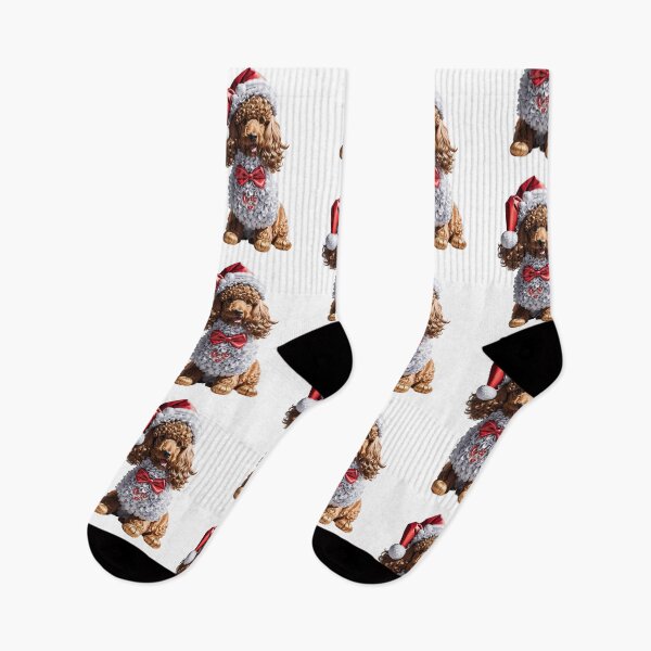 Item preview, Poodle Paws and Mistletoes Magic! designed and sold by Thinglish Lifestyle.