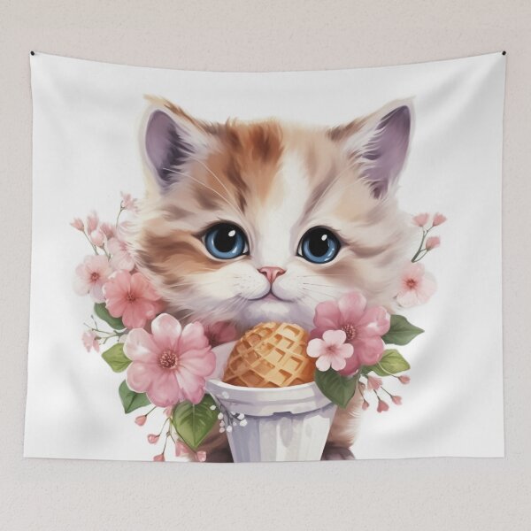 Item preview, Cat Flower designed and sold by SasiPen.