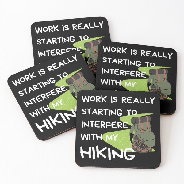 Item preview, Funny Hiking Quote - I Love Hiking designed and sold by Rubi16.