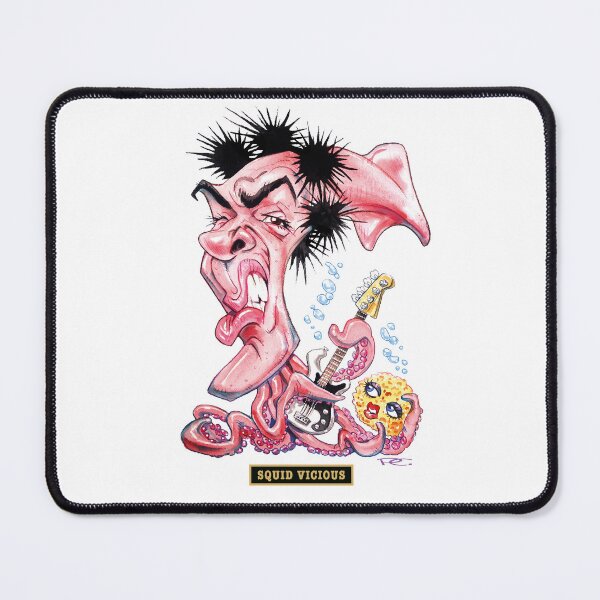 Item preview, SQUID VICIOUS - Another Great Illustration from Paul Cemmick's POPSTAR MUTATIONS by DAVID RICHARDSON designed and sold by TIGERDAVER.