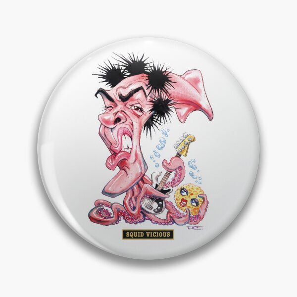Item preview, SQUID VICIOUS - Another Great Illustration from Paul Cemmick's POPSTAR MUTATIONS by DAVID RICHARDSON designed and sold by TIGERDAVER.