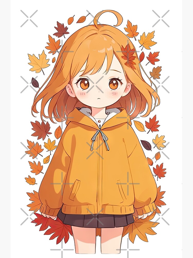 Autumn Girl, Cute Anime Girl