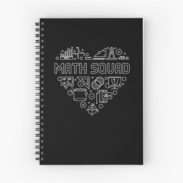 Item preview, Math Squad Heart creative Heart-shaped outline design for mathematics teachers or students designed and sold by venomousvector.