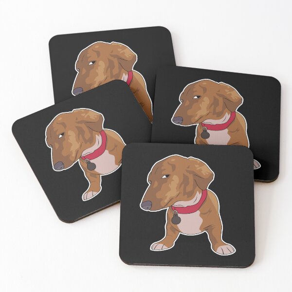 Item preview, Dog Side Eye Meme Dachshund designed and sold by DamnGoodDesign.