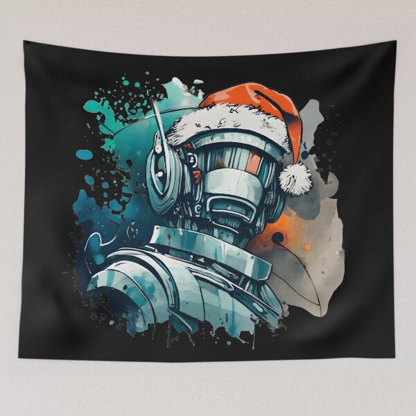 Item preview, Santa claus from the future cyberpunk - ?? Santa Claus 2077 designed and sold by RebeccaRe.