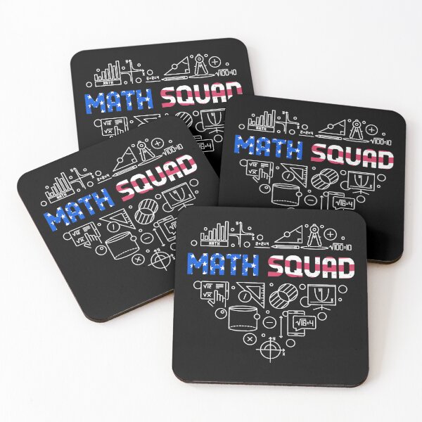 Item preview, Math Squad USA Flag Heart creative Heart-shaped outline America Flag design for mathematics teachers or students designed and sold by venomousvector.