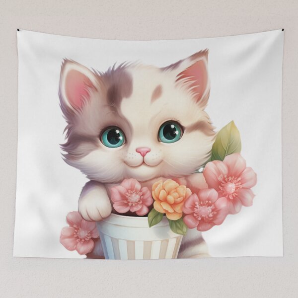 Item preview, Cat Flower designed and sold by SasiPen.