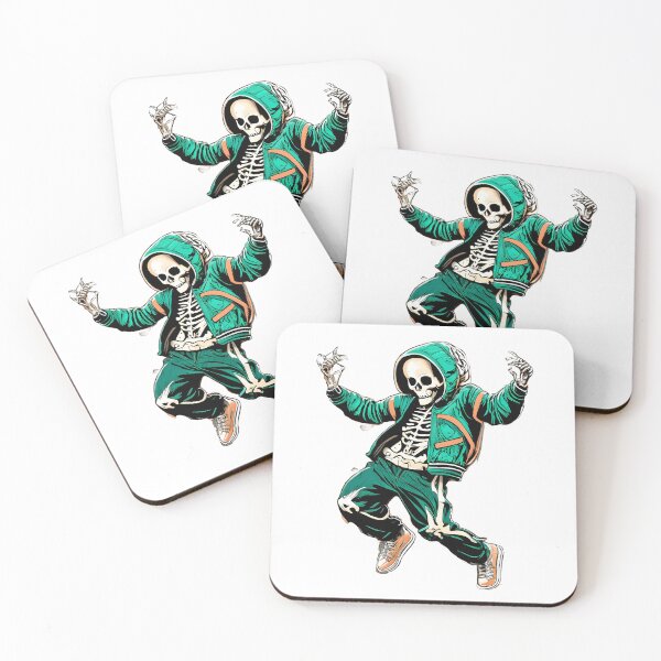 Item preview, Skeleton Breakdancing halloween  designed and sold by ArtistriWear.