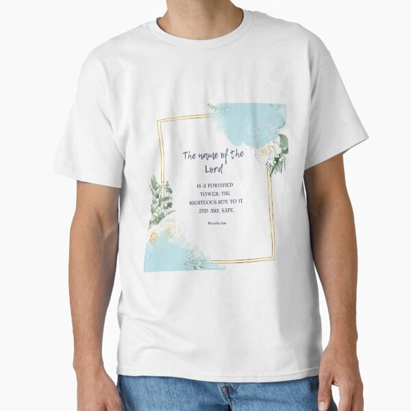 Item preview, The name of the Lord - Motivational Bible Quotes designed and sold by Kagaz Kala.
