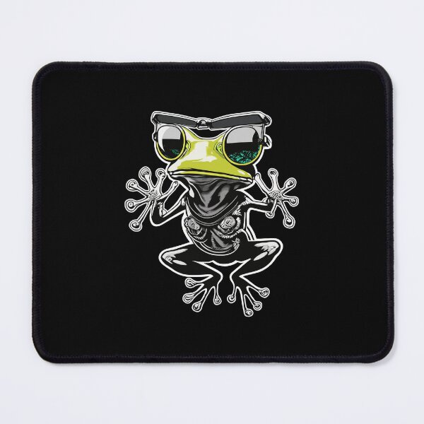 Item preview, Funny Levitating Frog Wearing Sunglasses designed and sold by MindenBrings.
