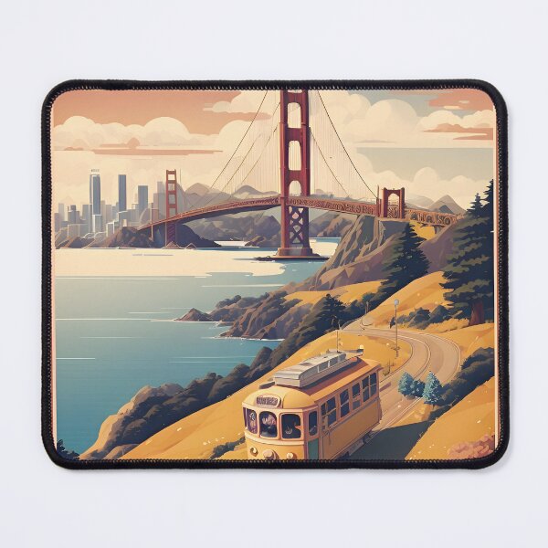 Item preview, Vintage San Francisco Poster: Nostalgic California Charm designed and sold by Ceemko's Vintage Corner.