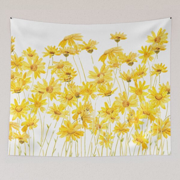 Item preview, yellow daisies watercolour  designed and sold by ColorandColor.