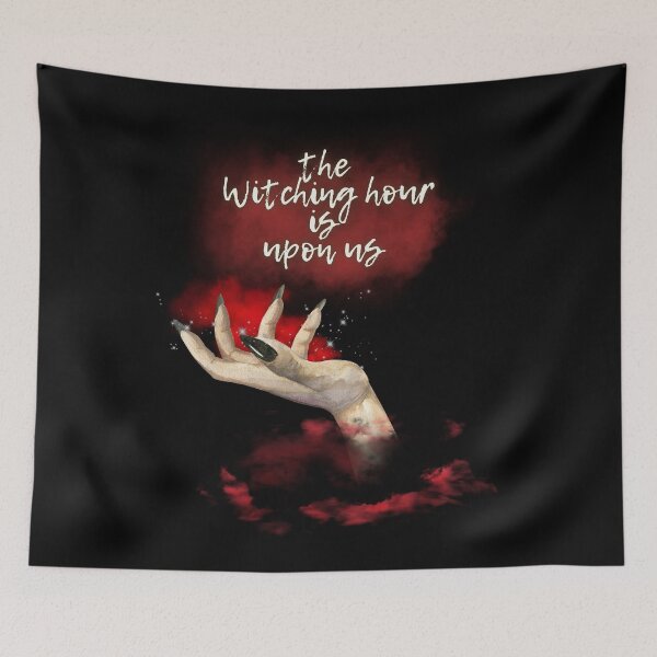 Item preview, "The witching hour is upon us" Halloween vibe, Graphic Design  designed and sold by Lunardreams54.