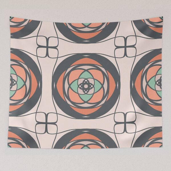 Item preview, Geometric retro art seamless patterns clean and cute designed and sold by Sunakokookkook.
