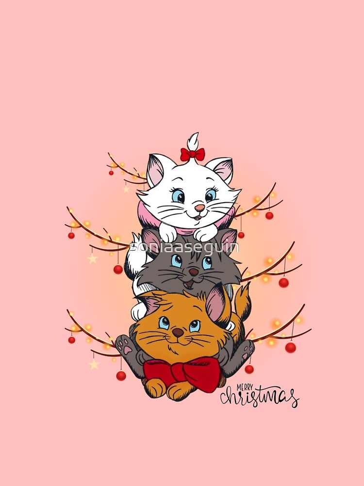Merry Christmas Marie Cat Aristocats Christmas version" A-Line Dress by soniaaseguin | Redbubble Merry Christmas Marie Cat Aristocats Christmas version" A-Line Dress by soniaaseguin | Redbubble
