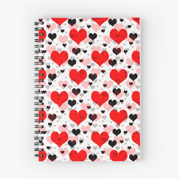 Item preview, Red Hearts Pattern designed and sold by PatternTitan.