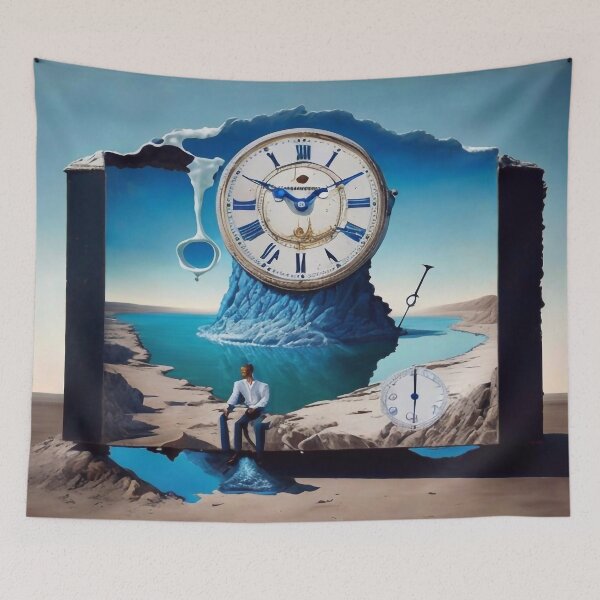 Item preview, Clock melting designed and sold by m-y-A-I-A-R-T-.