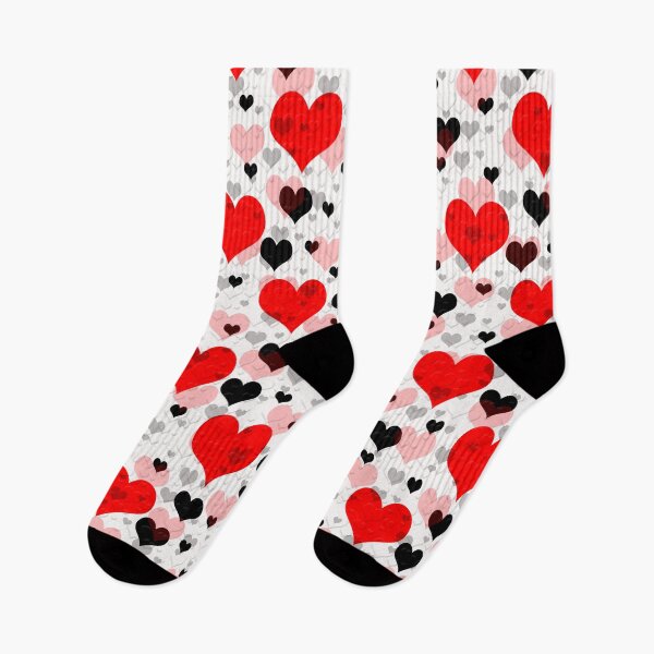 Item preview, Red Hearts Pattern designed and sold by PatternTitan.