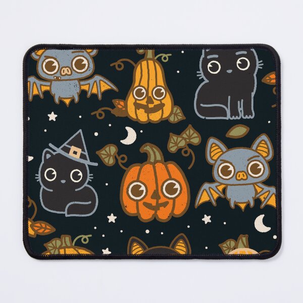 Item preview, Cats, Bats and Pumpkins! Halloween Pattern   designed and sold by WeirdPunderful.