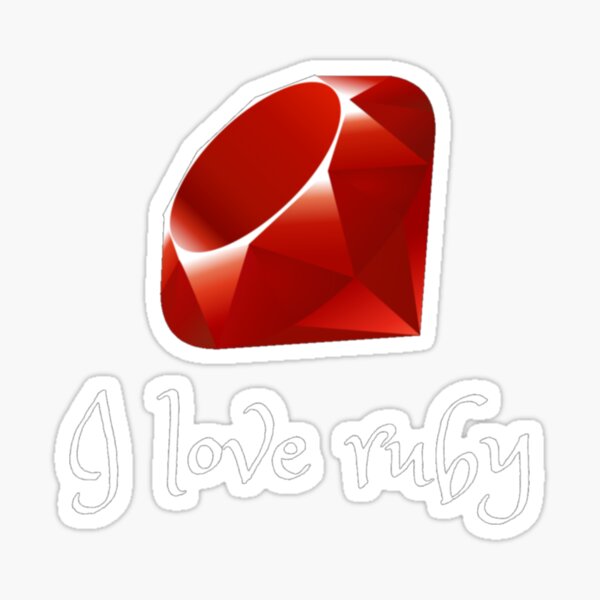 Item preview,  I love ruby designed and sold by code t-shirt.