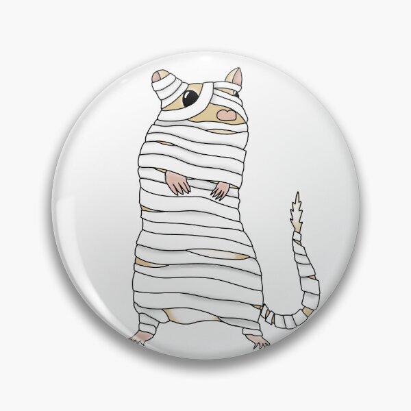 Item preview, Gerbil Mummy (cute golden gerbil Halloween costume) designed and sold by Becky-Marie.
