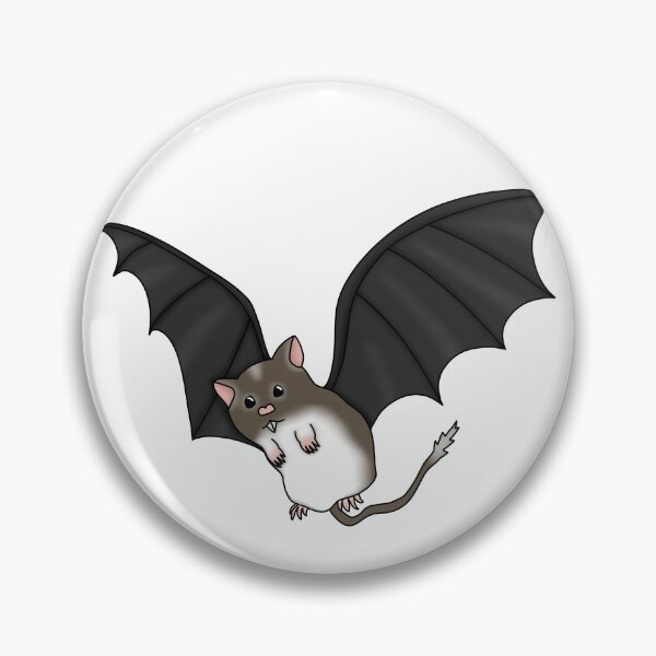 Item preview, Vampire bat gerbil (cute brown gerbil Halloween costume) designed and sold by Becky-Marie.
