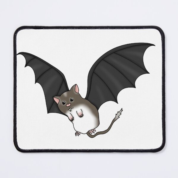 Item preview, Vampire bat gerbil (cute brown gerbil Halloween costume) designed and sold by Becky-Marie.