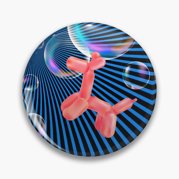 Item preview, Floating Balloon Dogs, Bubbles, Happy Dog Hypnotherapy Blue designed and sold by SpiritGifts.