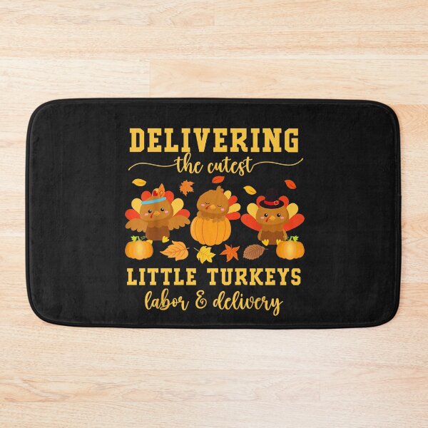 Item preview, LD Nurse Thanksgiving Delivering The Cutest Little Turkeys designed and sold by Pitchou07.