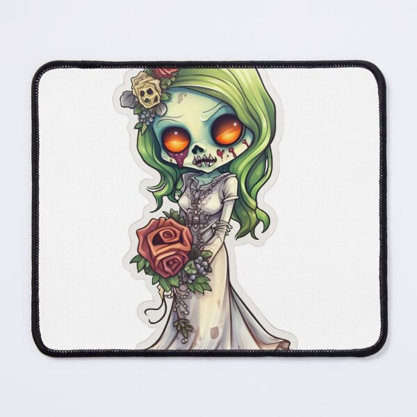 Item preview, Cartoon Zombie Bride Sticker designed and sold by Dannypryce.